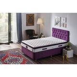 Niron Purple 100x200 Tek Kişilik Pedli Yaylı Yatak