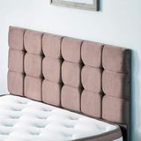 Niron Rama Tek Kişilik Yatak Başlığı - 120 Cm Sütlü Kahve Kumaş Başlık