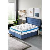 Niron Yatak Dry Touch 200x200 cm Çift Kişilik Paket Yaylı Lüks Full Ortopedik Yatak