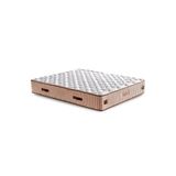 Niron Yatak Hades 100x200 cm Tek Kişilik 30 cm Kalınlığında Paket Yaylı Lüks Orta Sert Krem Kumaş