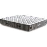 Niron Yatak Hades Yatak 200X200 cm Çift Kişilik 30 cm Kalınlığında Paket Yaylı Lüks Yatak Orta Sert Gri Kumaş - 200 x 200 cm - Antrasit