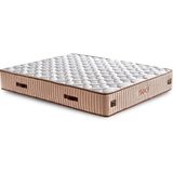 Niron Yatak Hades Yatak 90X200 cm Tek Kişilik 30 cm Kalınlığında Paket Yaylı Lüks Yatak Orta Sert Krem Kumaş - 90 x 200 cm - Bej