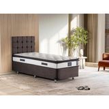 Niron Yatak King Seti 90x200 Tek Kişilik Baza Başlık Takımı Füme