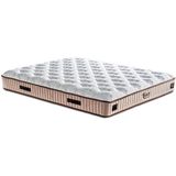 Niron Yatak Line Visco Yatak 140 x 200 cm Çift Kişilik 28 cm Visco Süngerli Yaylı Lüks Yatak Orta Sert Krem Kumaş - 140 × 200 cm