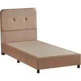 Niron Yatak Niron Budget Baza ve Başlık Seti Tek Kişilik 90X190 cm - 90 x 190 cm - Bej