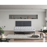 Niron Yatak Niron Pocket 150X200 cm Çift Kişilik Yatak Katlanır Baza Başlık Takımı - Katlanır Baza, Başlık ve Yatak Seti - 150 x 200 cm - Antrasit