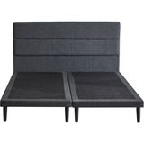 Niron Yatak Niron Slim Baza ve Başlık Seti Çift Kişilik 140X190 cm - 140 x 190 cm - Antrasit