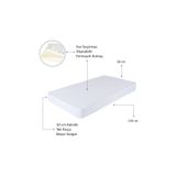 Niron Yatak Sıvı Geçirmez Bebek Yatağı - 60x120 Cm Yıkanabilir Kılıflı Yatak