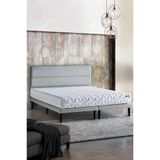 Niron Yatak Slim Pocket Seti - 140x200 Çift Kişilik Paket Yaylı , Metal Baza ve Başlık Takımı