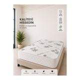Nirvana Bedding 90x190 Tek Kişilik Full Ortopedik Yatak –Sünger Yatak- Dayanıklı Konforlu Uyku Yatağı.Ranza Yatağı.Otel Yurt Yatağı.Ekonomik Yatak. Yatak.Genç Odası Yatağı