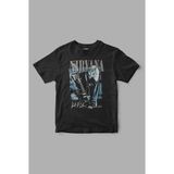 Nirvana "curt Cobain" Baskılı Tişört - Siyah - XL