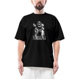 Nirvana Group Oversize Siyah Tişört - L