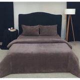 Nirvana Home Welsoft Nevresim Takımı - Çift Kişilik - Kahverengi - 160 x 200 cm