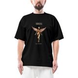 Nirvana In Utero Oversize Siyah Tişört - M