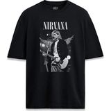 Nirvana In Utero Özel Tasarım Baskılı Unisex Siyah Tişört