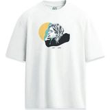 Nirvana Kurt Cobain Özel Tasarım Baskılı Unisex Tişört - Beyaz