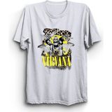 Nirvana, Leopard, Rock Metal Grup Tişörtü - Beyaz - XL