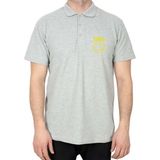 Nirvana Logo Polo Yaka Gri Tişört - XL