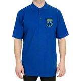 Nirvana Logo Polo Yaka Mavi Tişört
