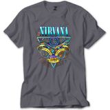 Nirvana Poster Gri Tişört - L