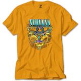 Nirvana Poster Sarı Tişört Liyada - 3XL