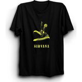Nirvana Rock Metal Tişört - Siyah - XL