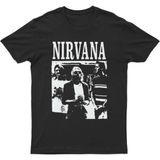 Nirvana Unisex Tişört T-Shirt BET5805 - Siyah - L