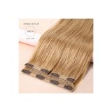 Nisa Hair #20 Koyu Sarı Gerçek İnsan Saçı 3lü Çıt Çıt Set - 60CM 130GR