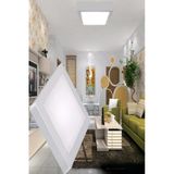Nisa Led Tavan Wc Kiler Ofis Lambası 18 W Kare Armatür Sıva Üstü 2700 K Sarı Işık 220 V (Tak Çalıştır)