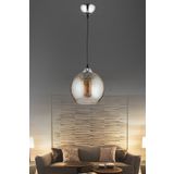 Nisa Luce Çatlatma Füme Cam Sarkıt