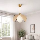 Nisa Luce Kahverengi Krem Eskitme Lara Avize
