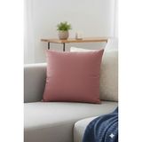 Nisahometeks Leke Tutmaz Kadife Kırlent ve Yastık Kılıfı - 35 x 50 cm - Pembe