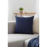 Nisahometeks Leke Tutmaz Kadife Kırlent ve Yastık Kılıfı - 50 x 50 cm - Lacivert