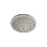 Nisaluce E-2002 Tavan Armatür 2 Girişli E27 Ampul Duylu 360° Hareket Sensörlü 5mt Algı Camlı Kafes