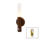 Nisaluce Eamp-098/1 Sensörlü=1--3Mt Type-C Şarjlı Günışığı Led Dolunay Led Aplik Lamba 1W (2818)