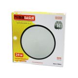 Nisaluce Eamp-106/b 24w Radar Sensörlü Ledli Armatür Beyaz Çerçeve Mekatronik Askı Sistemi 6500k - 2 Çok Renkli
