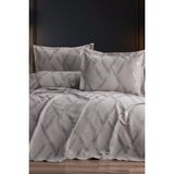Nisan 3 Parça Çift Kişilik Pike Takımı 240X260 Bej