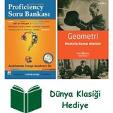 Nisan Kitabevi Proficiency Hazırlık Atlama Sınavı Soru Bankası + Geometri + Dünya Klasiği Hediye - Hayır