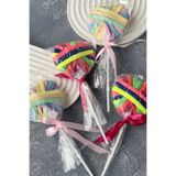 Nisankids Lolipop Kalın Lastik 12'li ( Gür ve Kalın Saçlar İçin İdealdir )