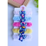 Nisankids Peluş Lastik Toka Seti 5'li Kız Çocuk Saç Tokası