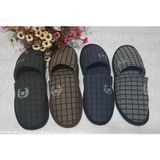 Nisanur Shoes 4'lü Erkek Ev Terliği-Misafir Terliği-Çeyiz Bohça Terliği-Damat Terliği-Balkon Terliği - 03C-Gri