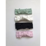 Nisbutikk Nis Butik 4'lü Bandana Bebek Hediyelik Set, Bebek Bandana Hediye Seti - 0 - 5 Yaş - Pembe - Beyaz