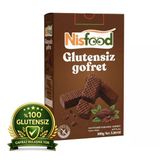 NisFood 100 gr Glutensiz Kakaolu Gofret