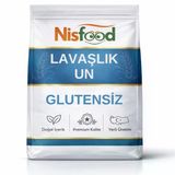 NisFood 500 gr Glutensiz Lavaşlık Un
