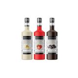Nish Çikolata, Çilek, Beyaz Çikolata Aromalı Şurup 3'lü Set (3x700 ML) - Pet Şişe