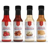 Nish Çilek, Karamel, Beyaz Çikolata, Petibör Aromalı Şurup 4X250 ml - Pet Şişe