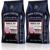 Nish Coffee Filtre Kahve Endonezya Java 2X250 gr - 500 gr - Çekirdek Kahve