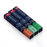 Nish Coffee Nespresso Uyumlu Kapsül Kahve 3'Lü Set (Smooth,Decaf, Organik)-30 Adet