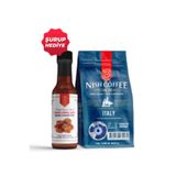Nish Coffee Nish Espresso İtaly 1 kg - Çekirdek + Karamel Şurup Hediyeli