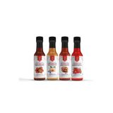 Nish Coffee Nish Karamel, Vanilya, Fındık, Çilek Aromalı Şurup 4'lü Set (4x250 ML)-Pet Şişe